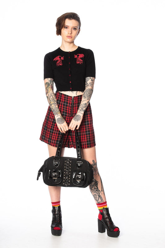BANNED BLACK RHAPSODY HANDBAG (BG34012)