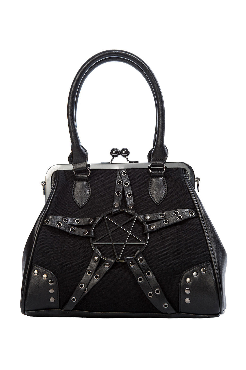 BANNED BLACK RESTRICT HANDBAG BG34121