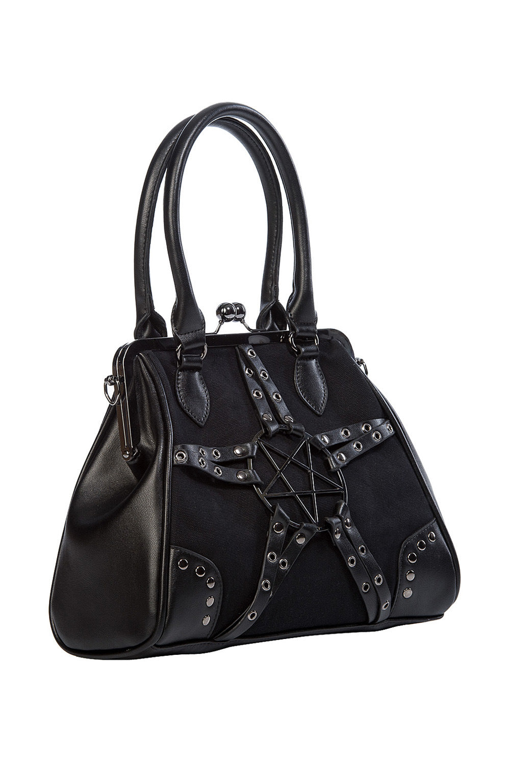 BANNED BLACK RESTRICT HANDBAG BG34121