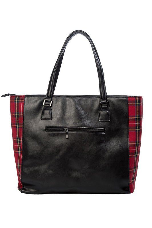 LOST QUEEN RED/BLACK PHANTOM FORM TOTE BAG  BG34130