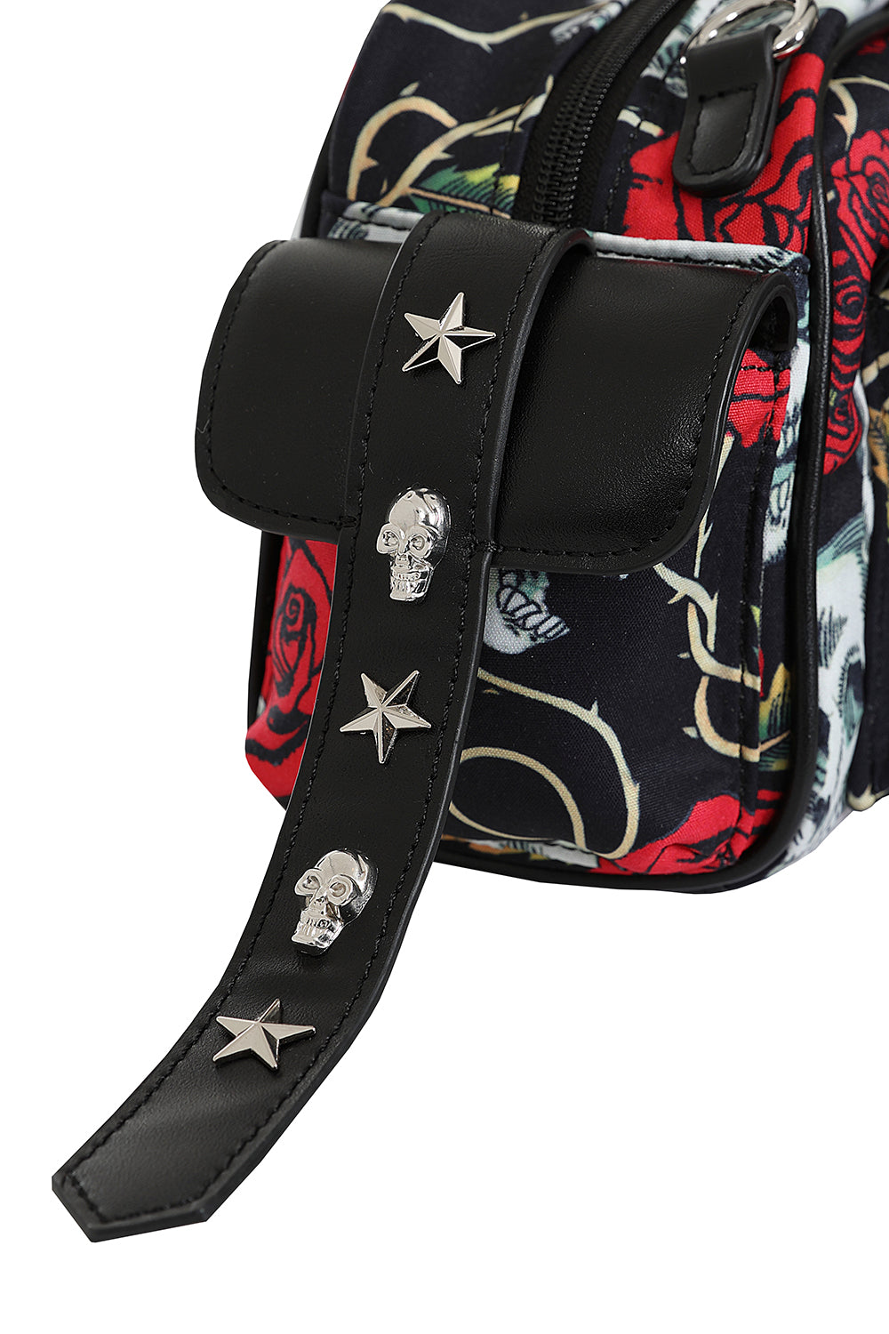 BANNED MULTICOLOUR WICKED ROSES HANDBAG BBG34582