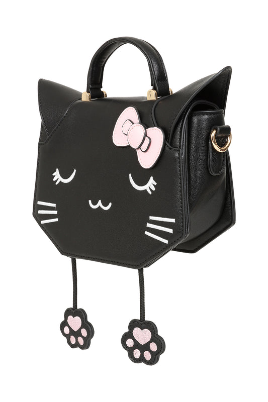 BANNED BLACK MEOWGICAL DREAMS HANDBAG BG34581