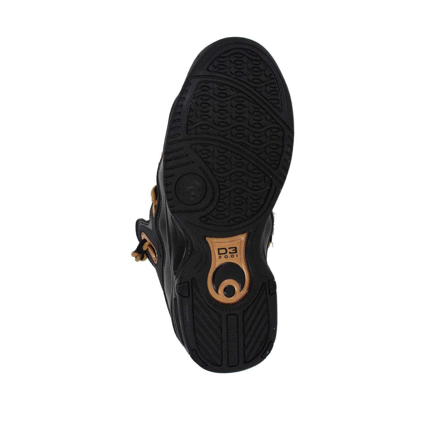 OSIRIS SHOES D3 2001 25 YEARS BLACK GOLD TRAINERS