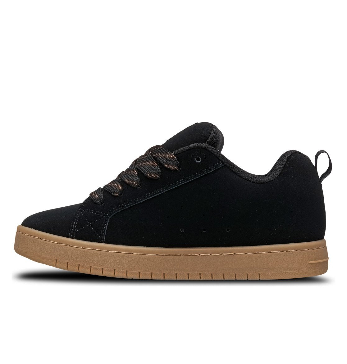 DC SHOES COURT GRAFFIK BLACK WHEAT TRAINERS