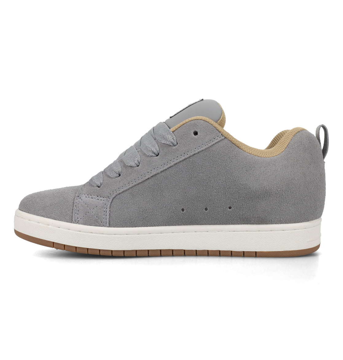 DC SHOES COURT GRAFFIK GREY TAN OFFWHITE TRAINERS