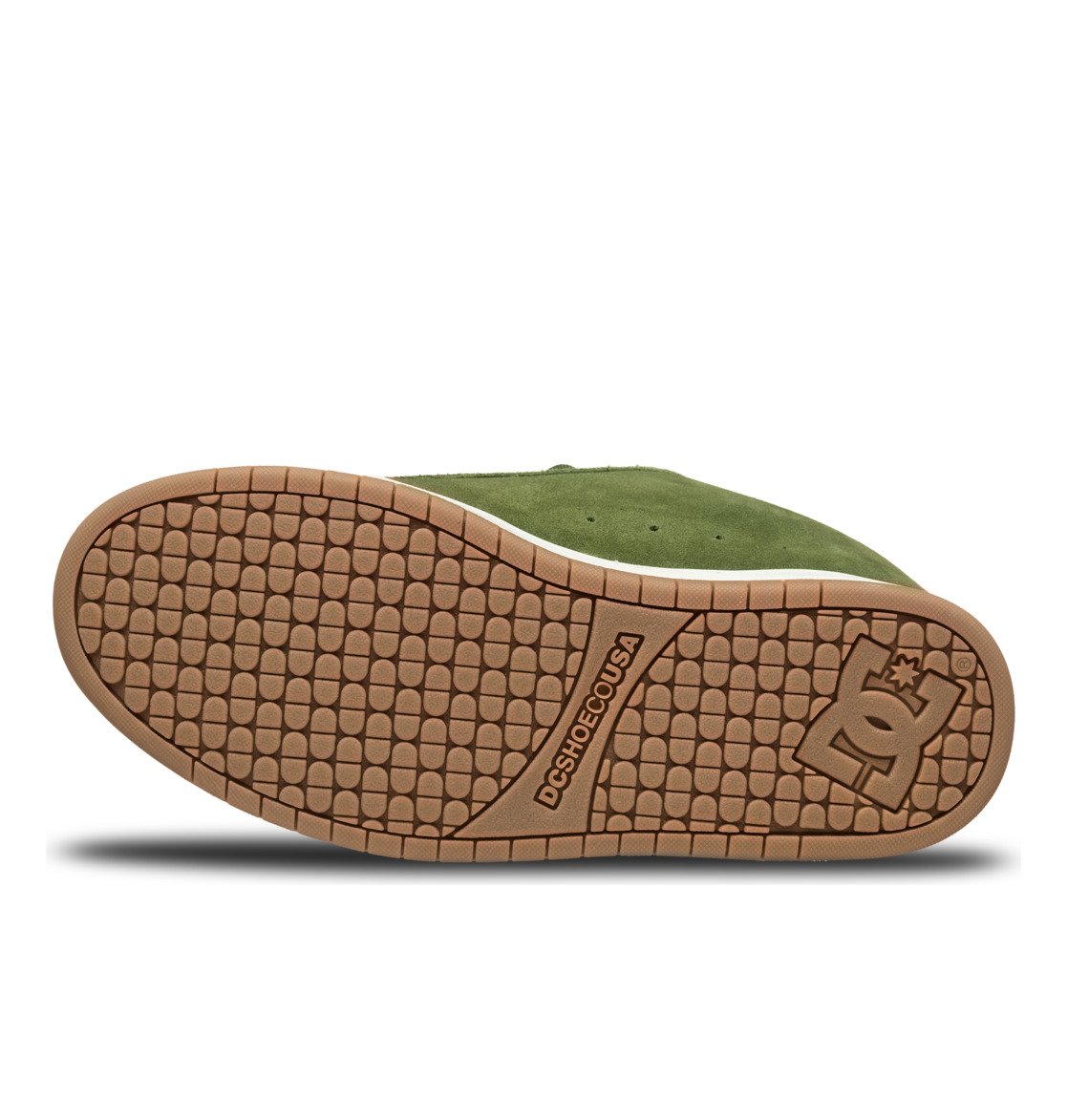 DC SHOES COURT GRAFFIK OLIVE BROWN  OFFWHITE TRAINERS