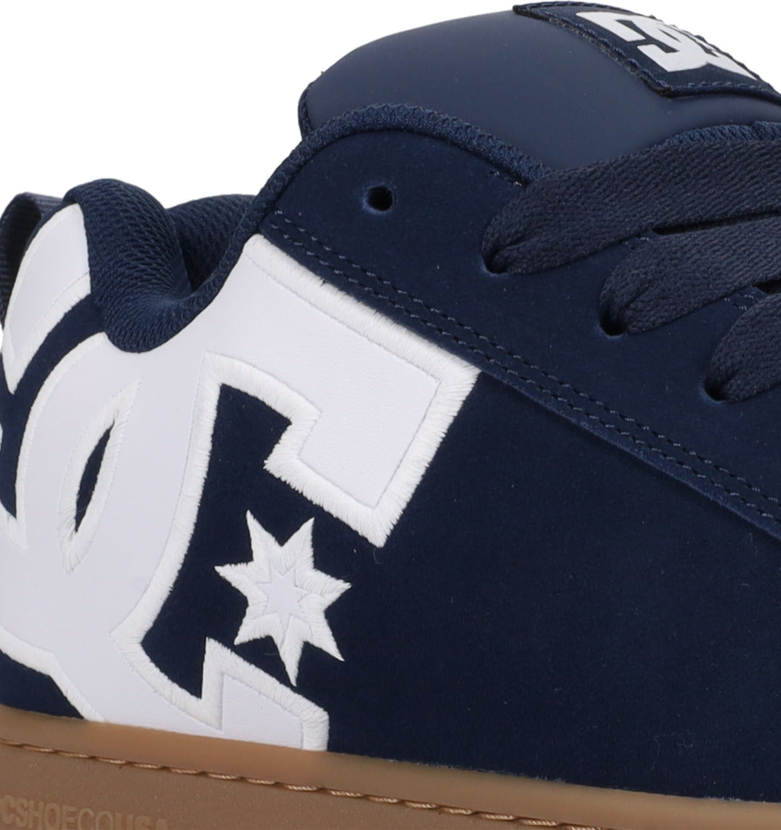DC SHOES COURT GRAFFIK SE NAVY WHITE GUM TRAINERS