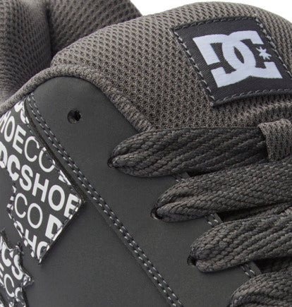 DC SHOES COURT GRAFFIK DARK GREY WHITE TRAINERS