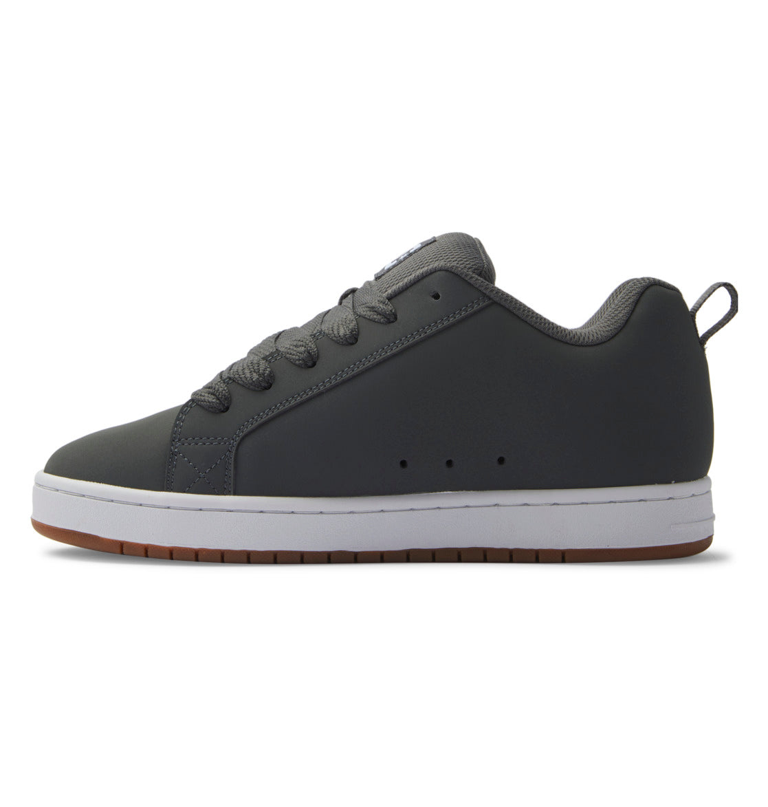 DC SHOES COURT GRAFFIK DARK GREY WHITE TRAINERS