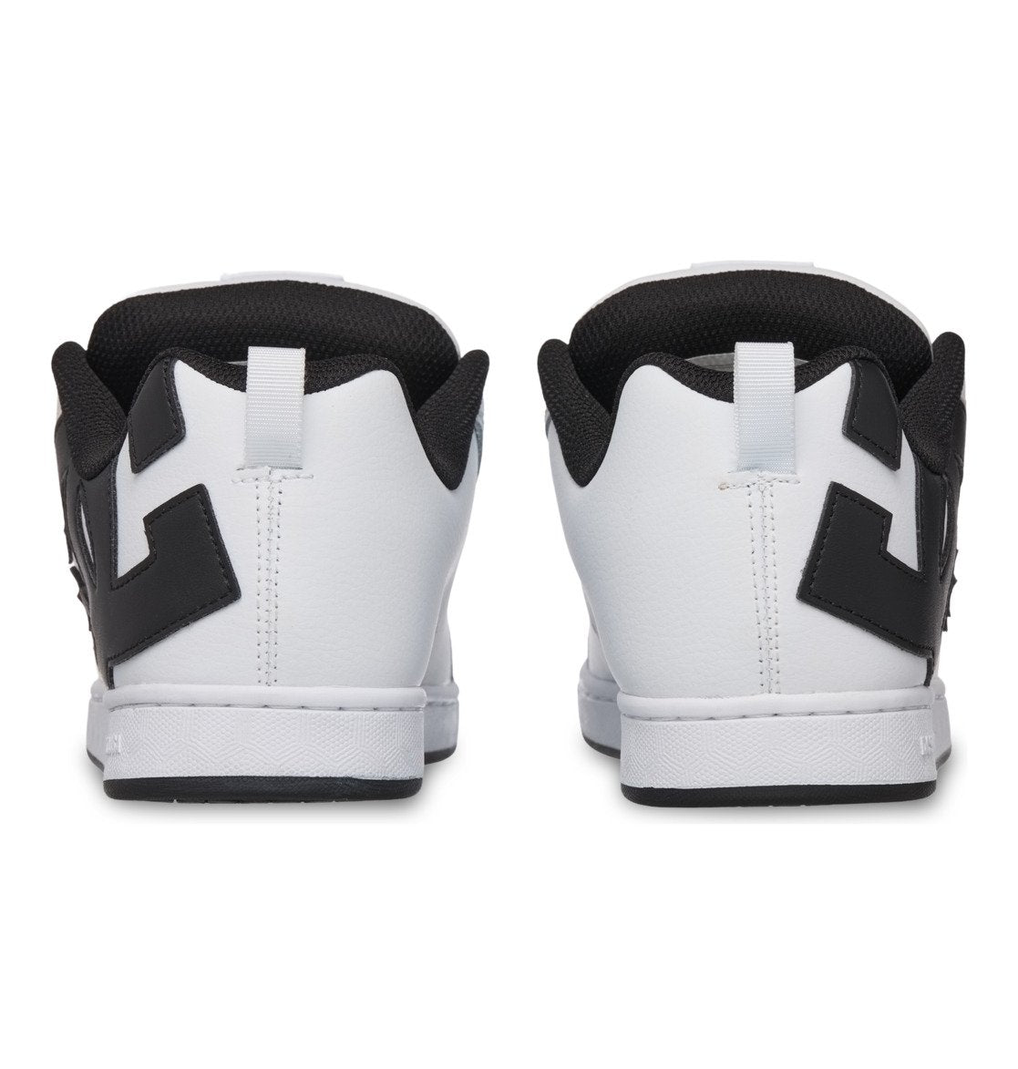 DC SHOES COURT GRAFFIK  WHITE BLACK LADIES TRAINERS