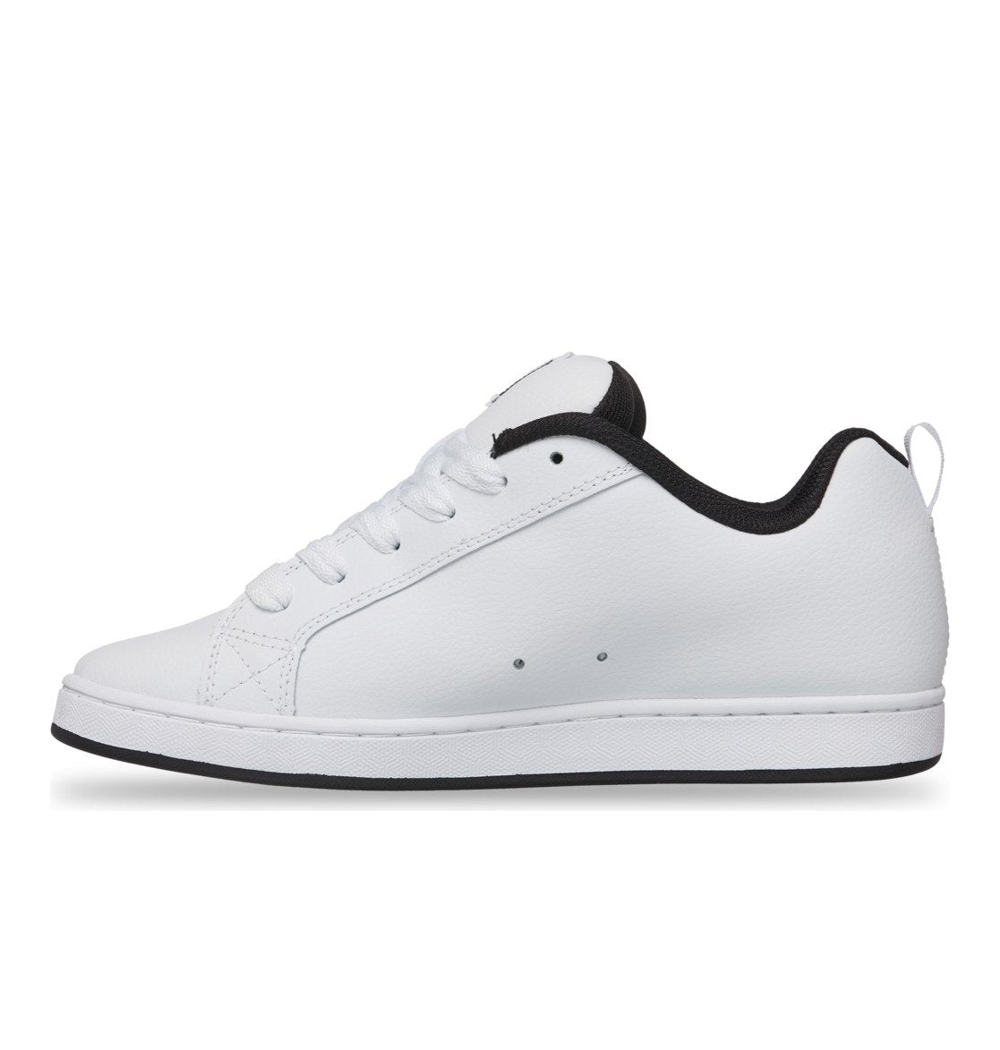 DC SHOES COURT GRAFFIK  WHITE BLACK LADIES TRAINERS