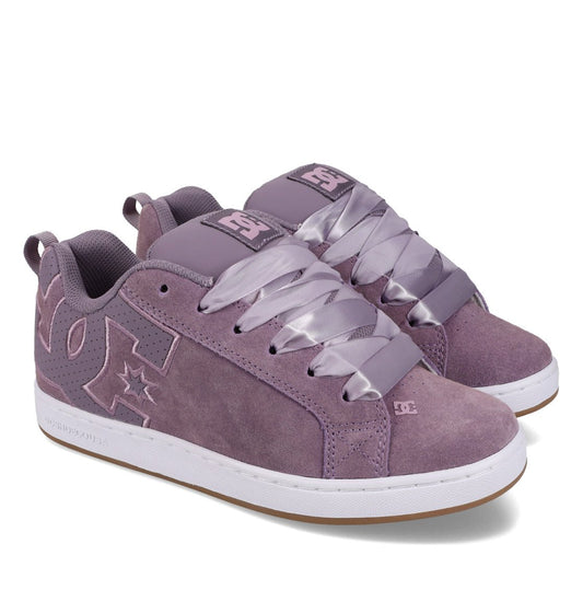 DC SHOES COURT GRAFFIK LILAC LAVENDER GUM WOMEN'S TRAINERS