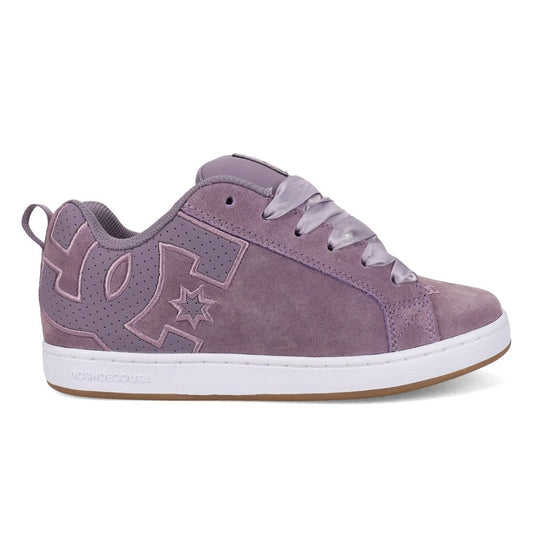 DC SHOES COURT GRAFFIK LILAC LAVENDER GUM WOMEN'S TRAINERS
