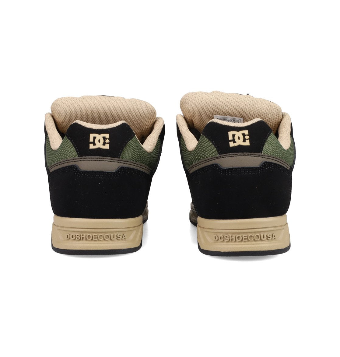 DC SHOES STAG BLACK OLIVE TRAINERS