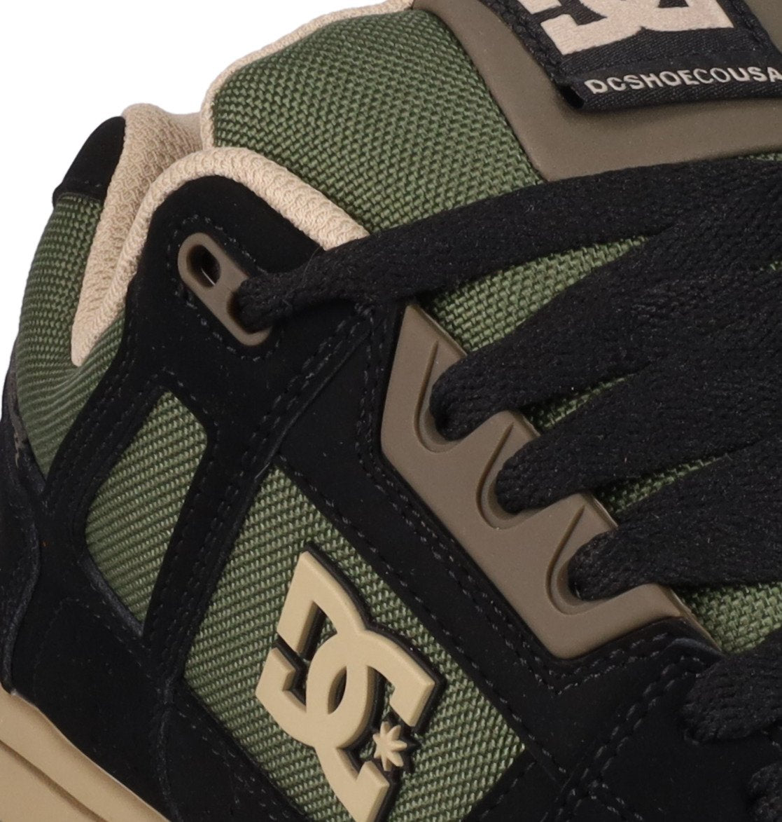 DC SHOES STAG BLACK OLIVE TRAINERS