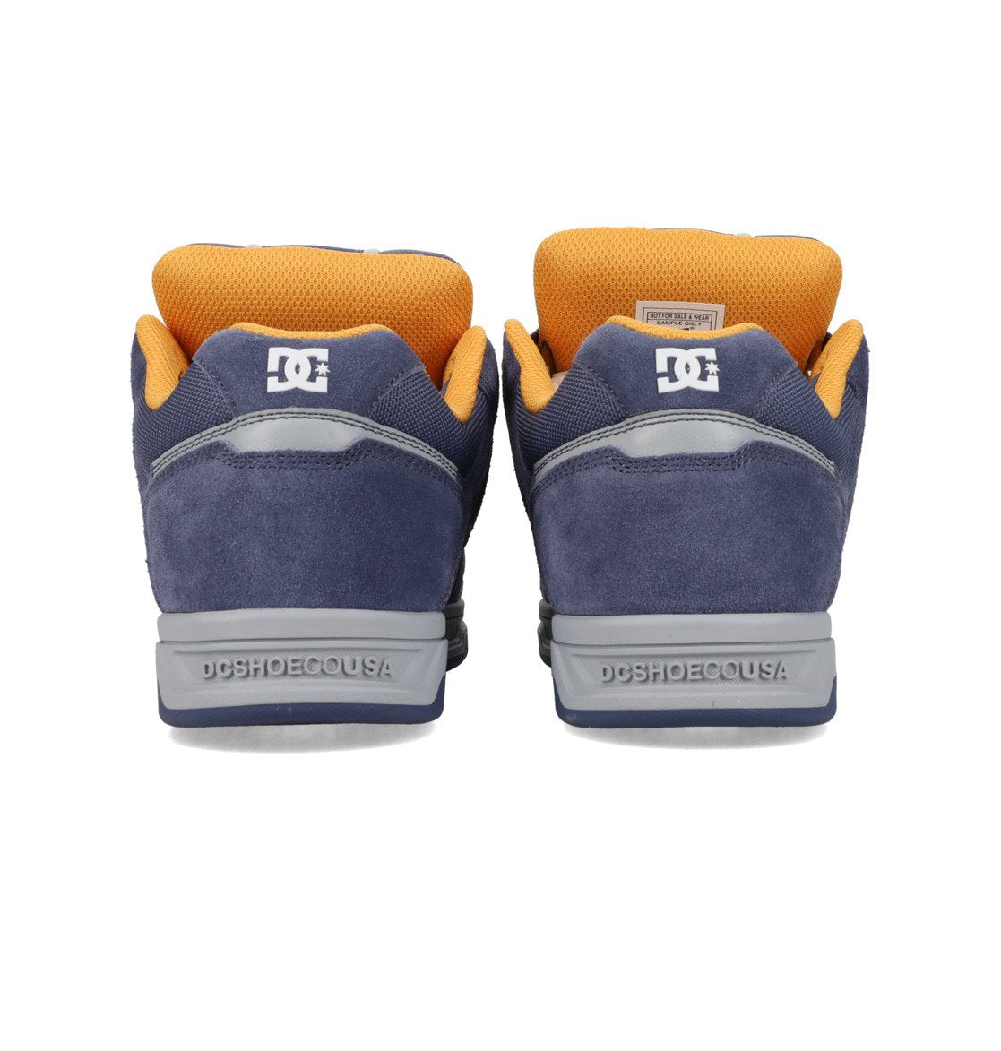 DC SHOES STAG NAVY GREY ORANGE TRAINERS