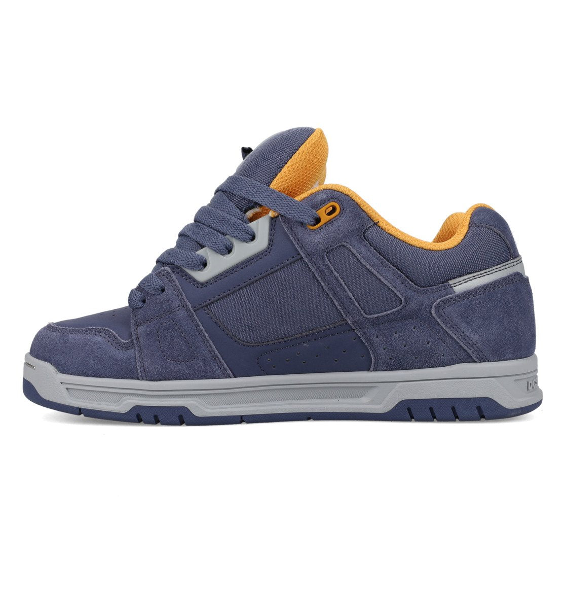 DC SHOES STAG NAVY GREY ORANGE TRAINERS