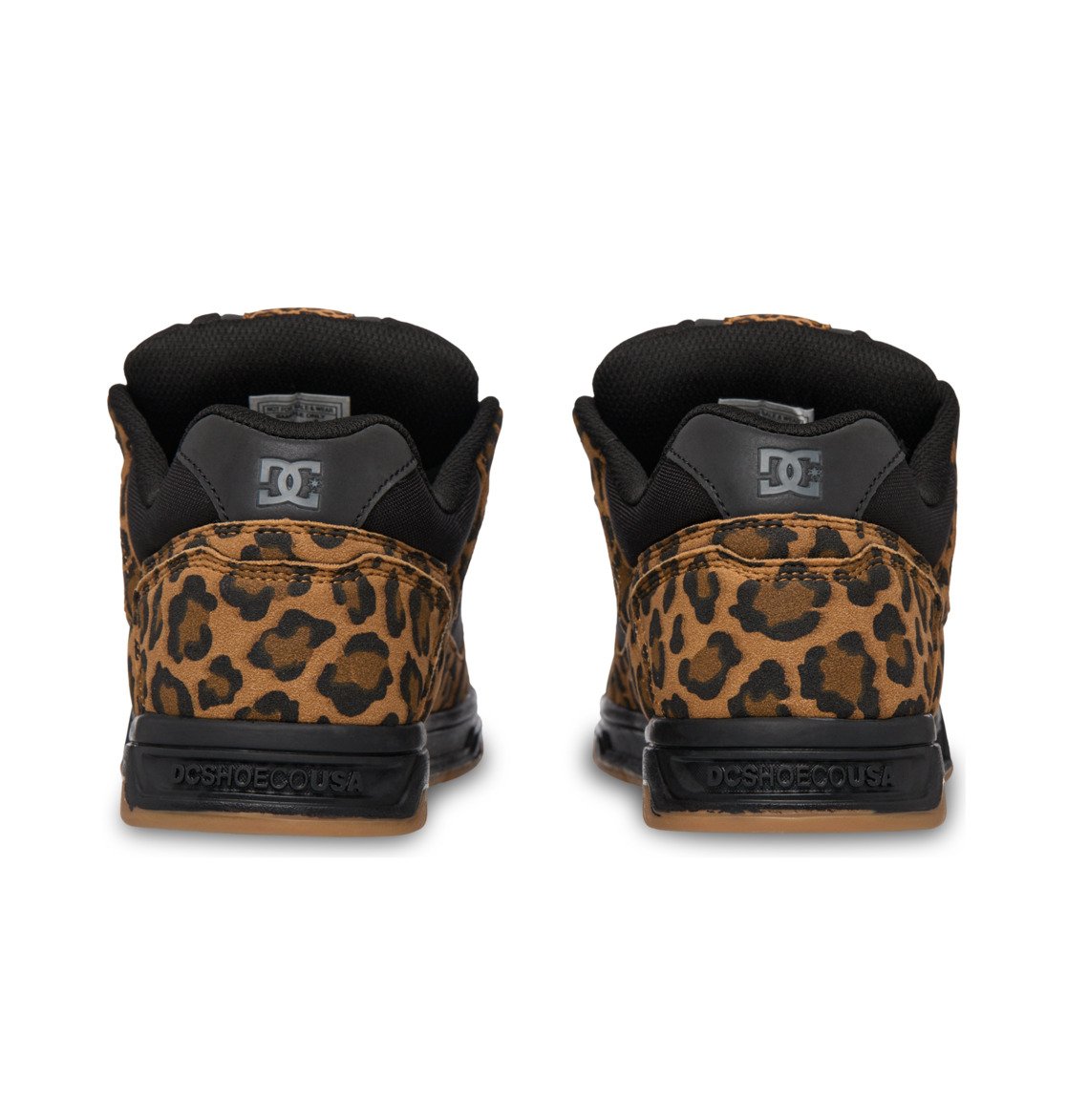 DC SHOES STAG CHEETAH BLACK TRAINERS