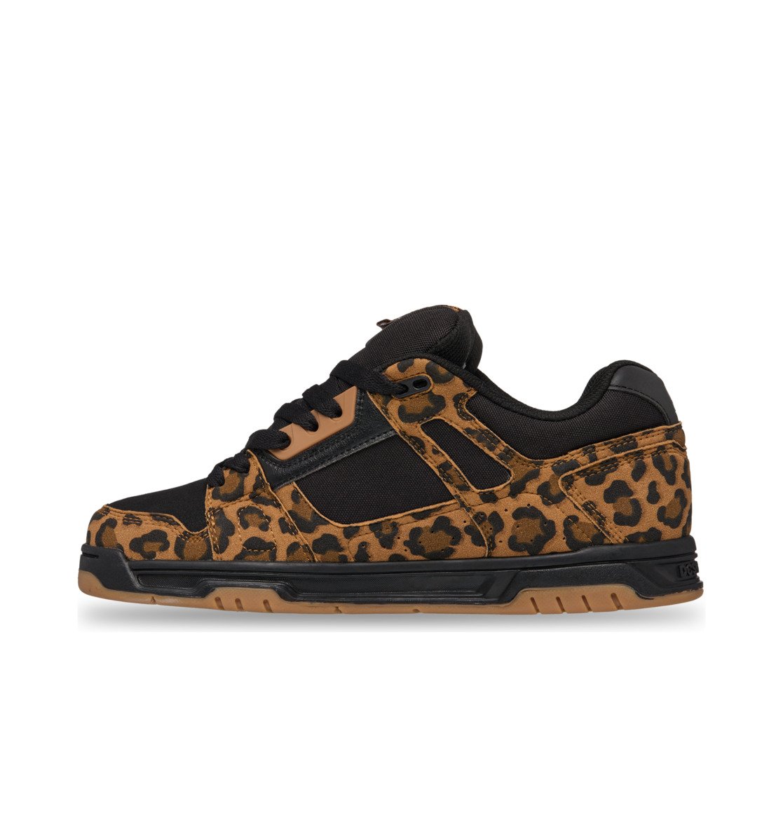 DC SHOES STAG CHEETAH BLACK TRAINERS