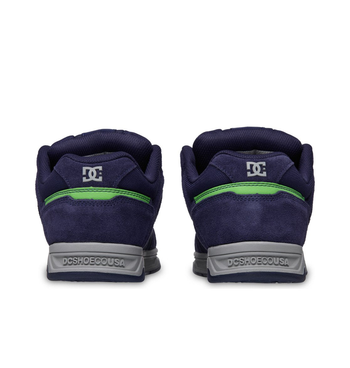 DC SHOES STAG NAVY LIME GREY TRAINERS