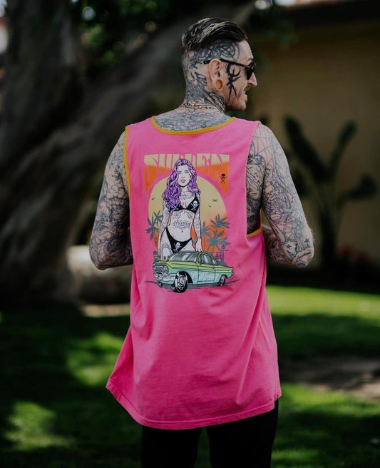 SULLEN CLOTHING VIOLET SUNS TANK VEST
