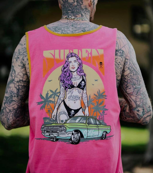 SULLEN CLOTHING VIOLET SUNS TANK VEST