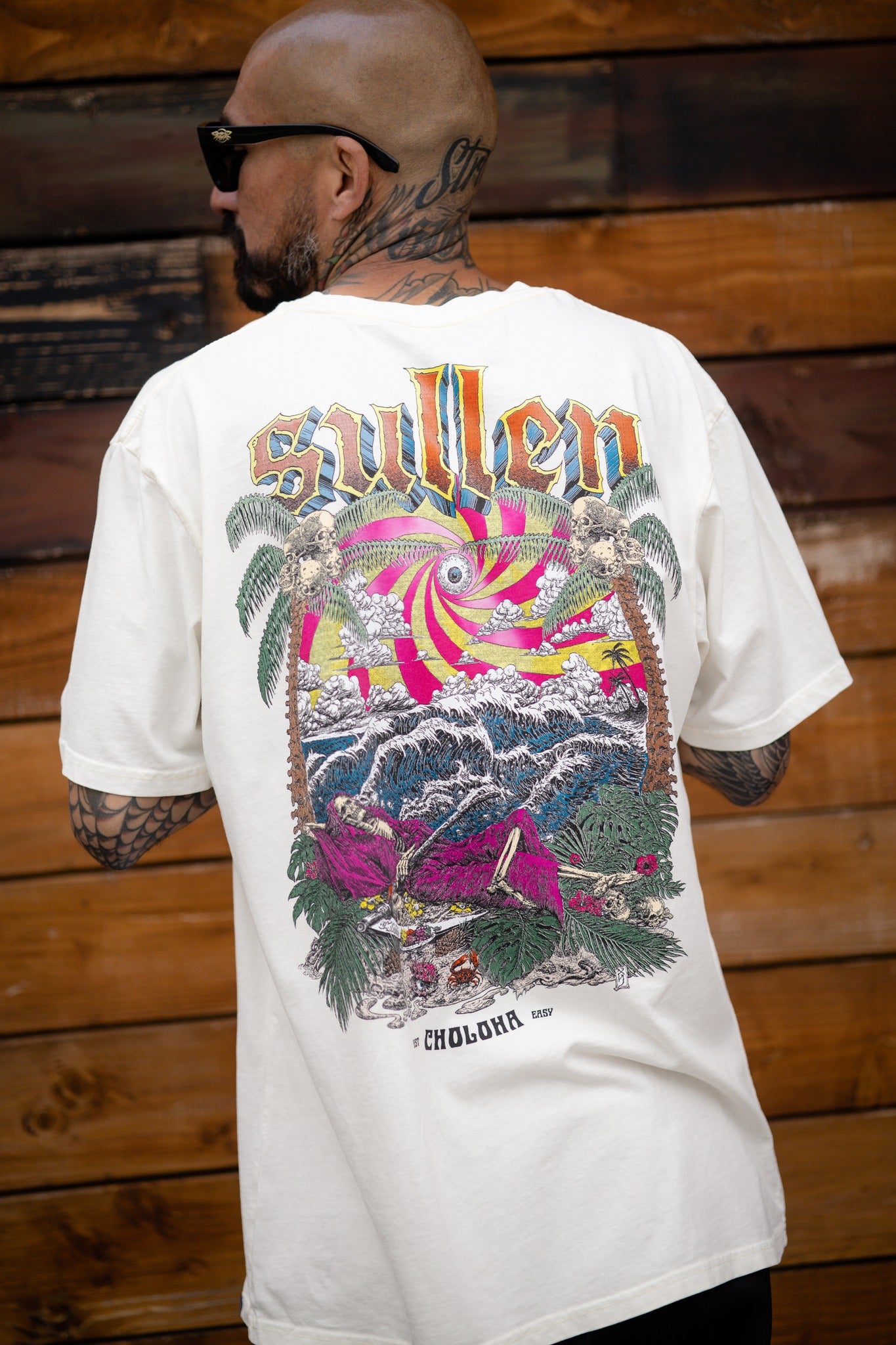 SULLEN CLOTHING R-N-R ANTIQUE WHITE PREMIUM T-SHIRT