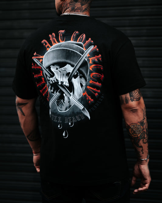 SULLEN CLOTHING SKULL AND BRUSHES STANDARD T-SHIRT