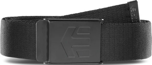 ETNIES STAPLEZ BLACK WEB BELT