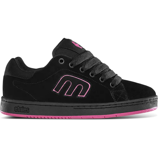 ETNIES CALLICUT BLACK PINK TRAINERS