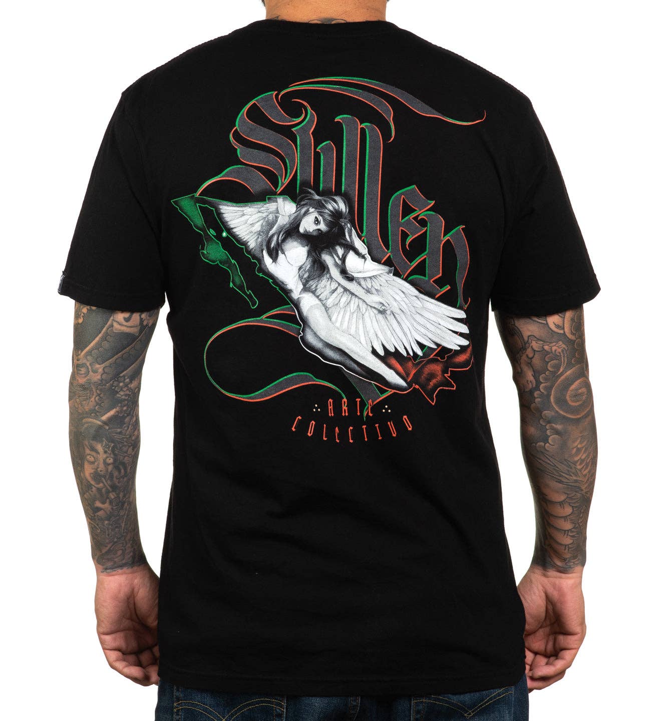 SULLEN CLOTHING ANGEL BLACK PREMIUM T-SHIRT (M)