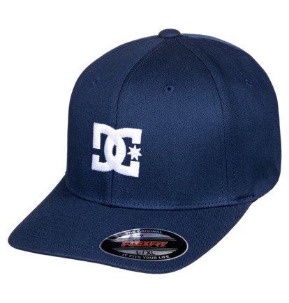 DC SHOES CAP STAR 2 BLACK IRIS FLEXFIT CAP HAT
