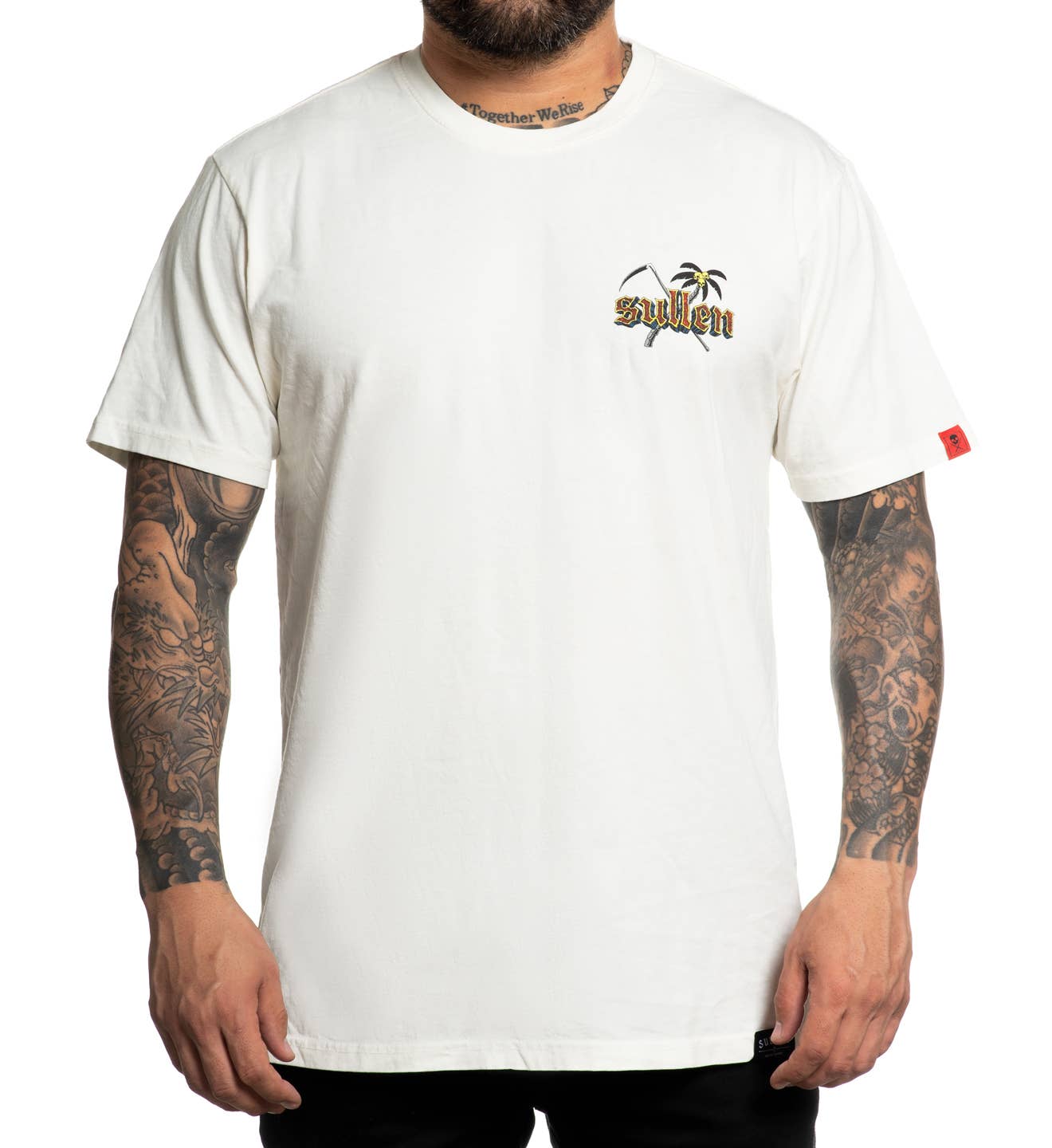 SULLEN CLOTHING R-N-R ANTIQUE WHITE PREMIUM T-SHIRT