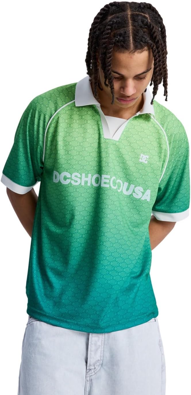 DC SHOES SOCCER TOP LIME GREEN