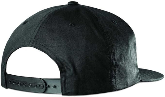 ETNIES ICON BLACK BLACK SNAPBACK CAP HAT
