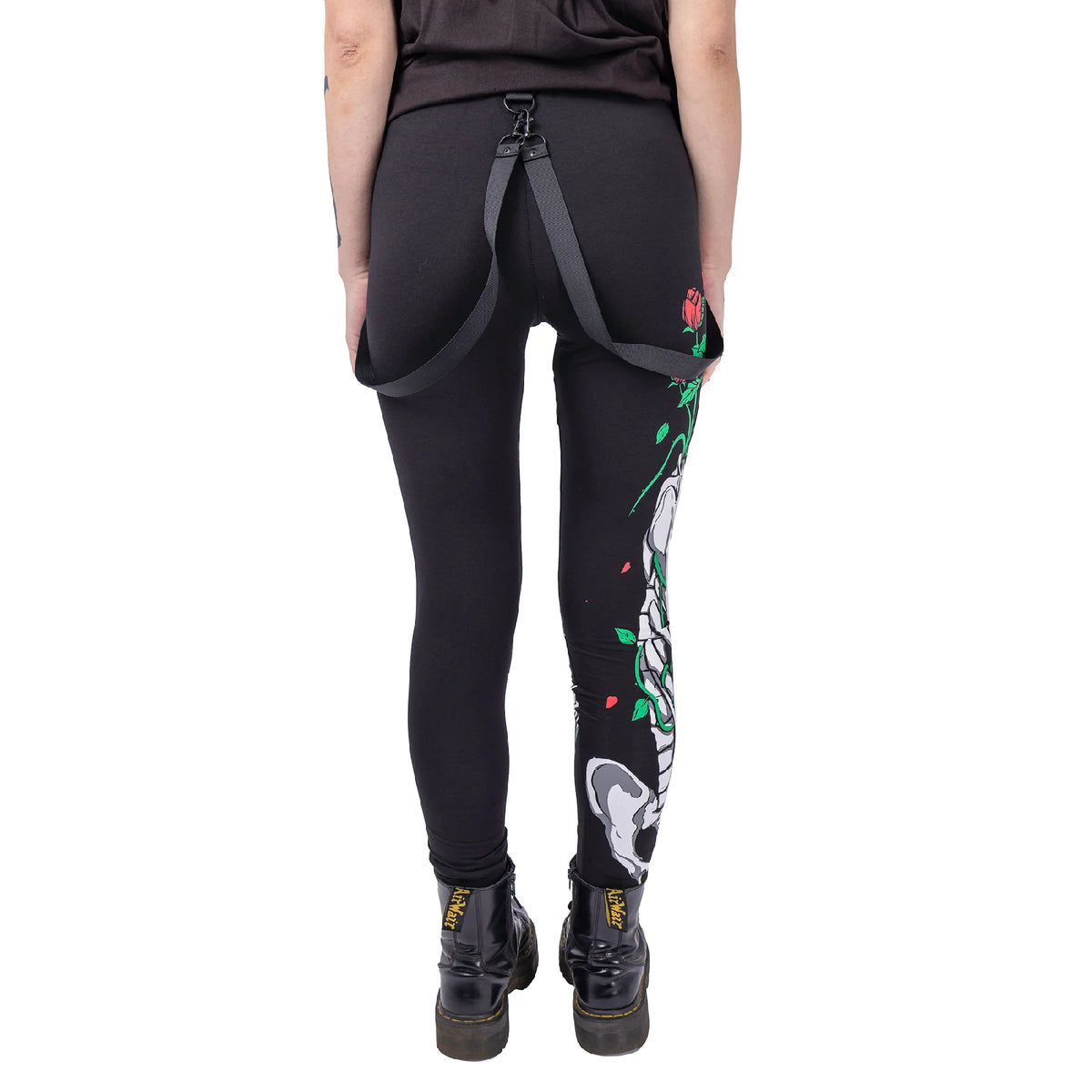 POIZEN HEARTLESS GARDEN SKULL LEGGINGS