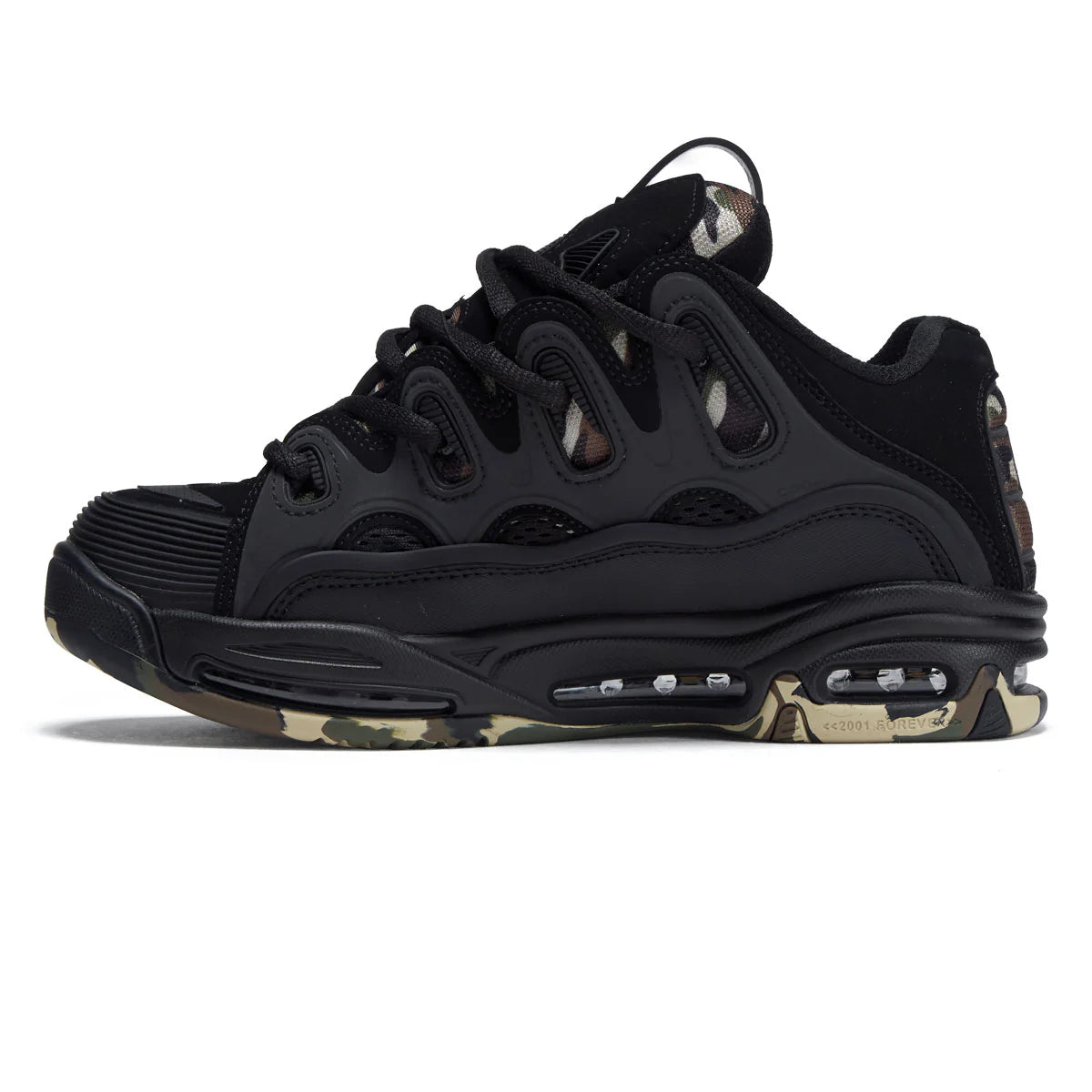 OSIRIS SHOES D3 2001 BLACK CAMO TRAINERS