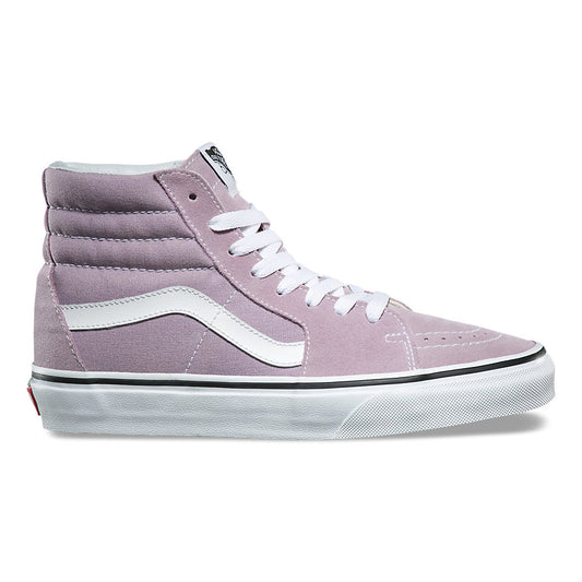VANS SK8 HI SEA FOG TRUE WHITE UNISEX TRAINERS