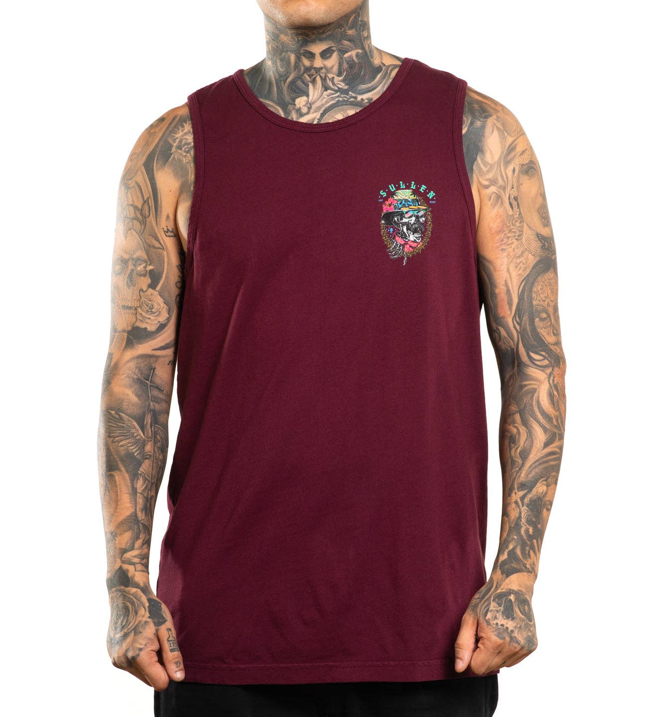 SULLEN CLOTHING SONANDO TAWNY PORT TANK VEST