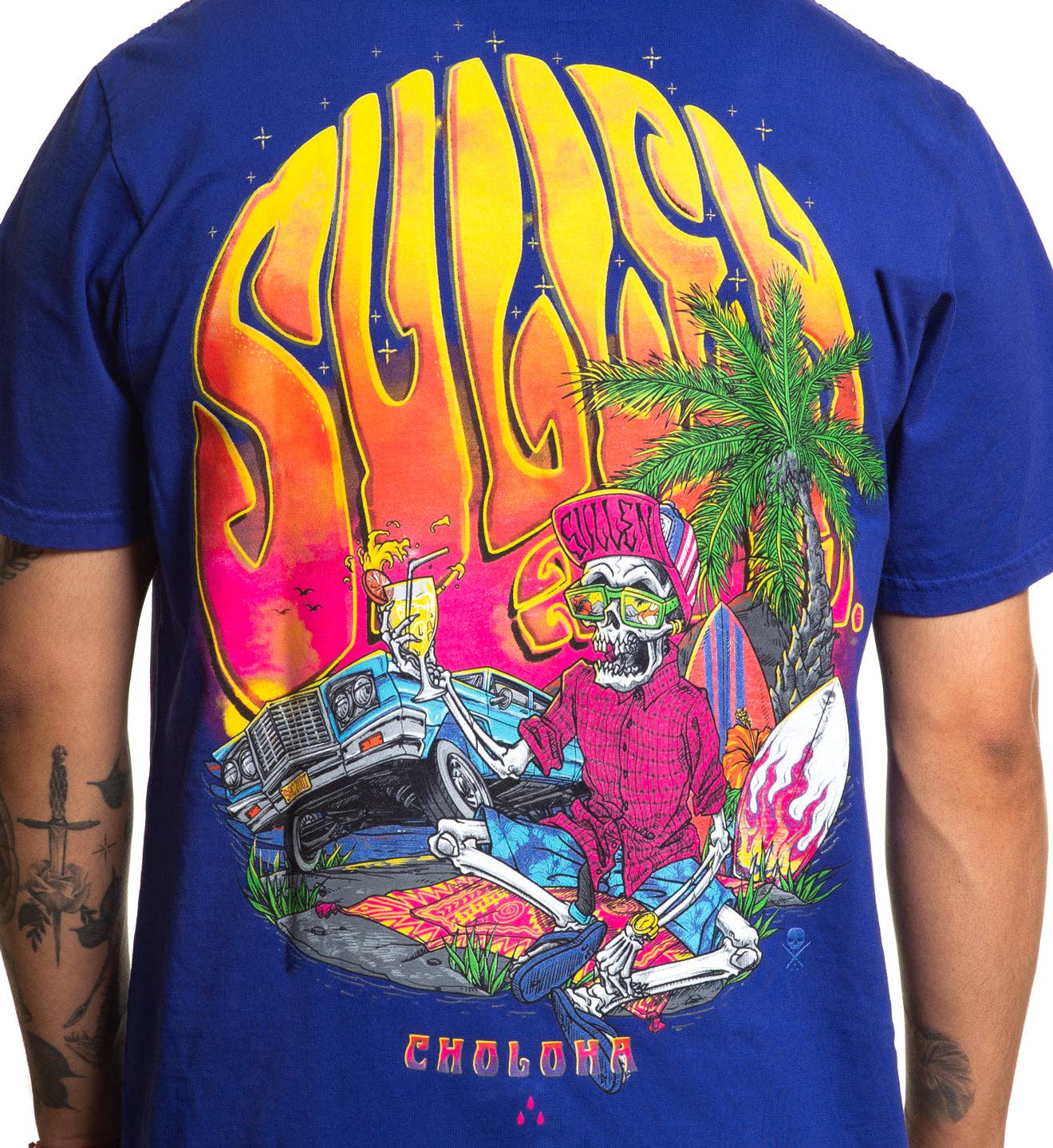 SULLEN CLOTHING SUMMER SETS DEEP BLUE PREMIUM T-SHIRT