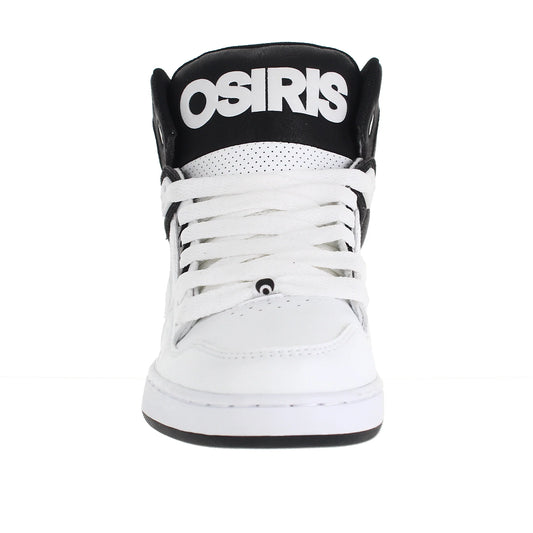OSIRIS SHOES NYC 83 CLK BLACK WHITE WHITE TRAINERS