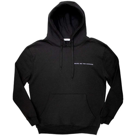 Bring Me The Horizon Unisex Pullover Hoodie: Flower of Life (Black) (Back Print)