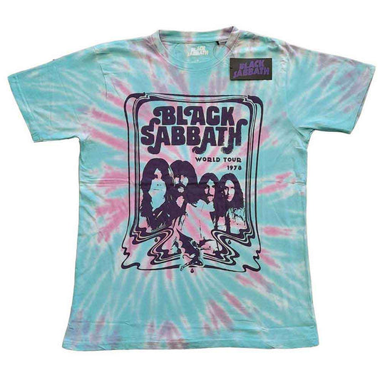Black Sabbath Unisex T-Shirt: World Tour 1978  (Washed collection)