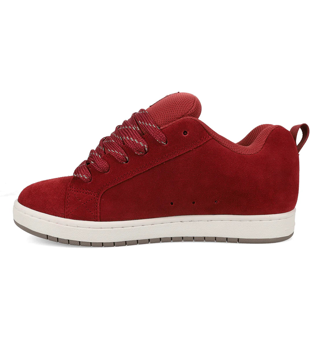 DC SHOES COURT GRAFFIK SE BRICK RED TAUPE TRAINERS