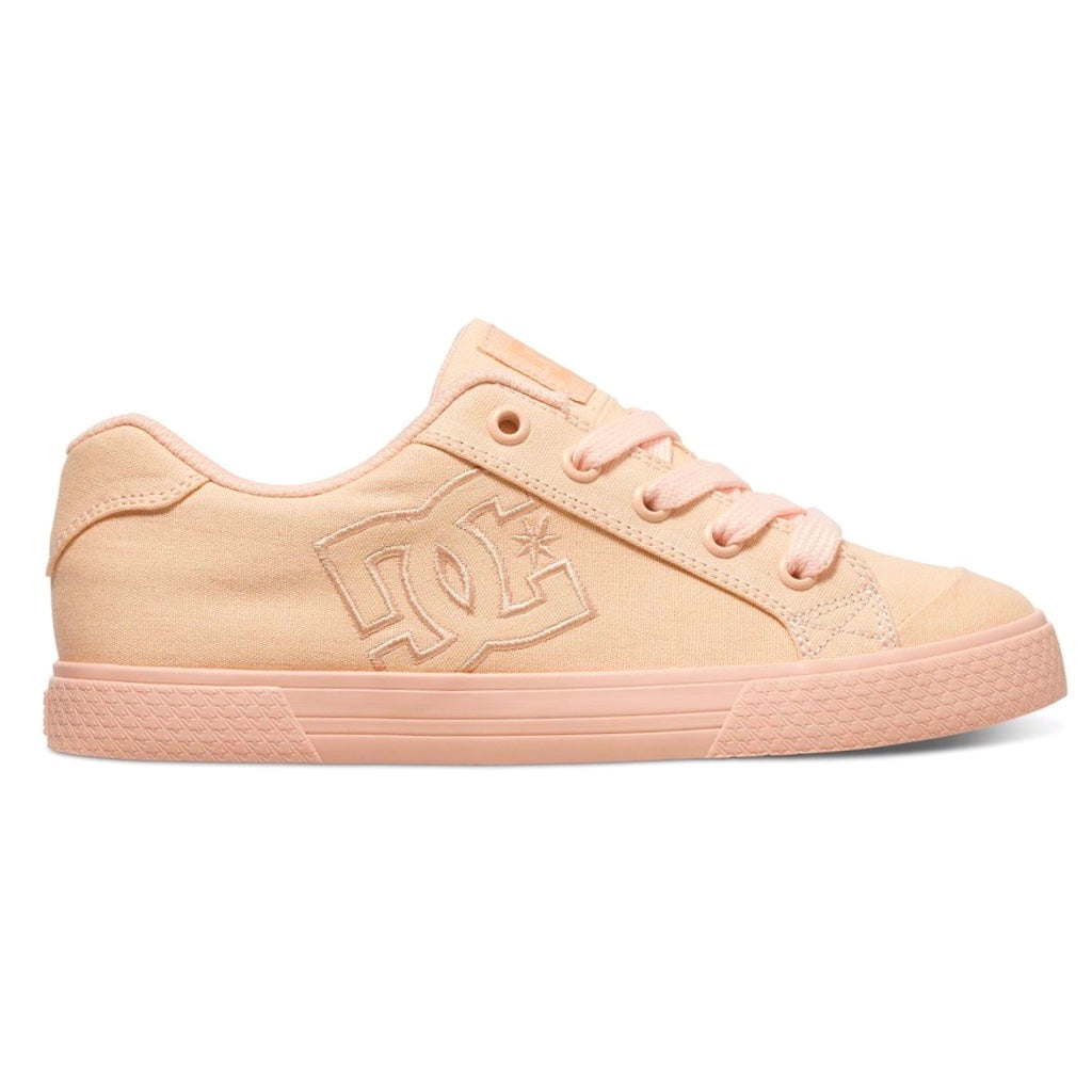 DC SHOES CHELSEA TX PEACH CREAM LADIES TRAINERS (UK 4)