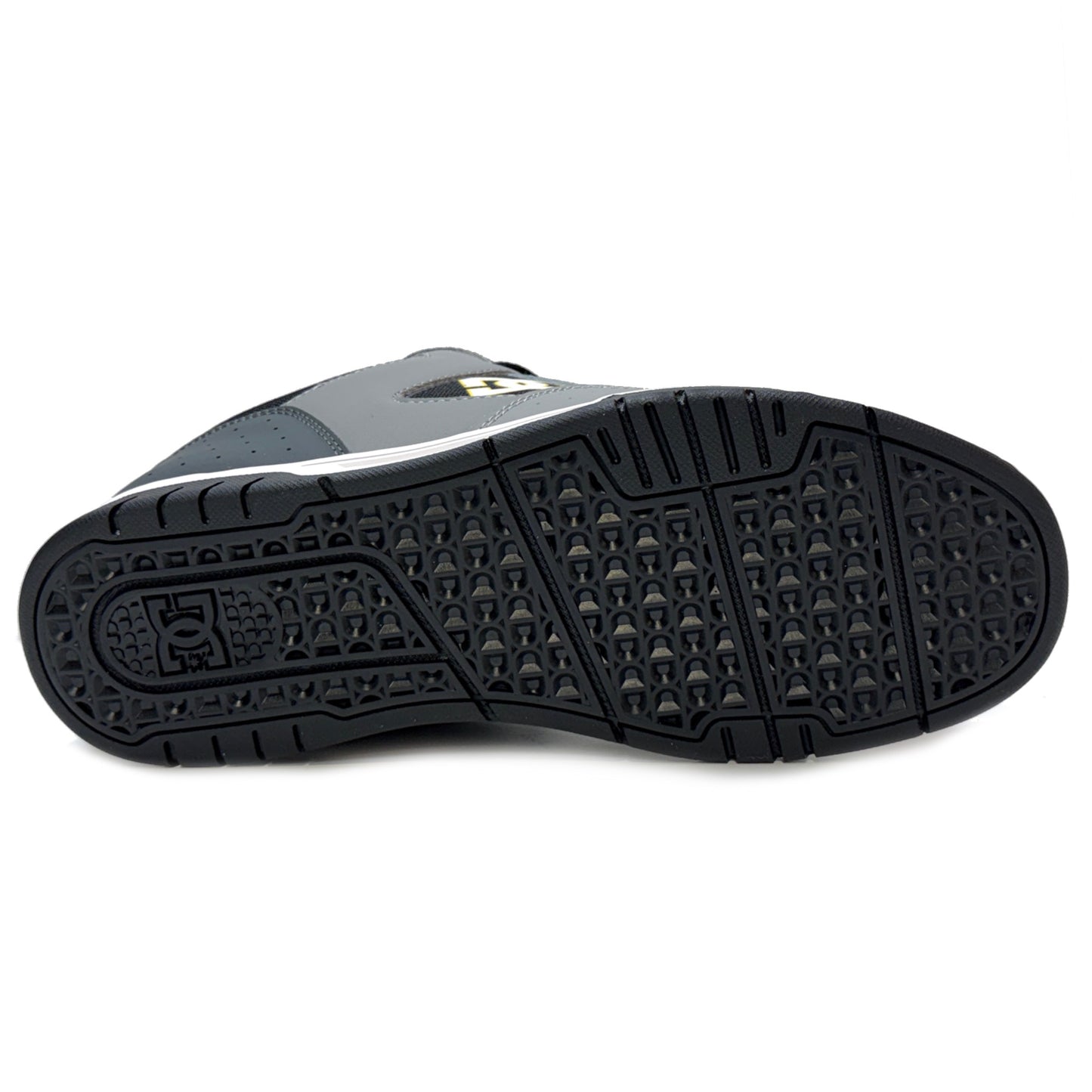 DC SHOES COILER LIGHT GREY BLACK YELLOW TRAINERS