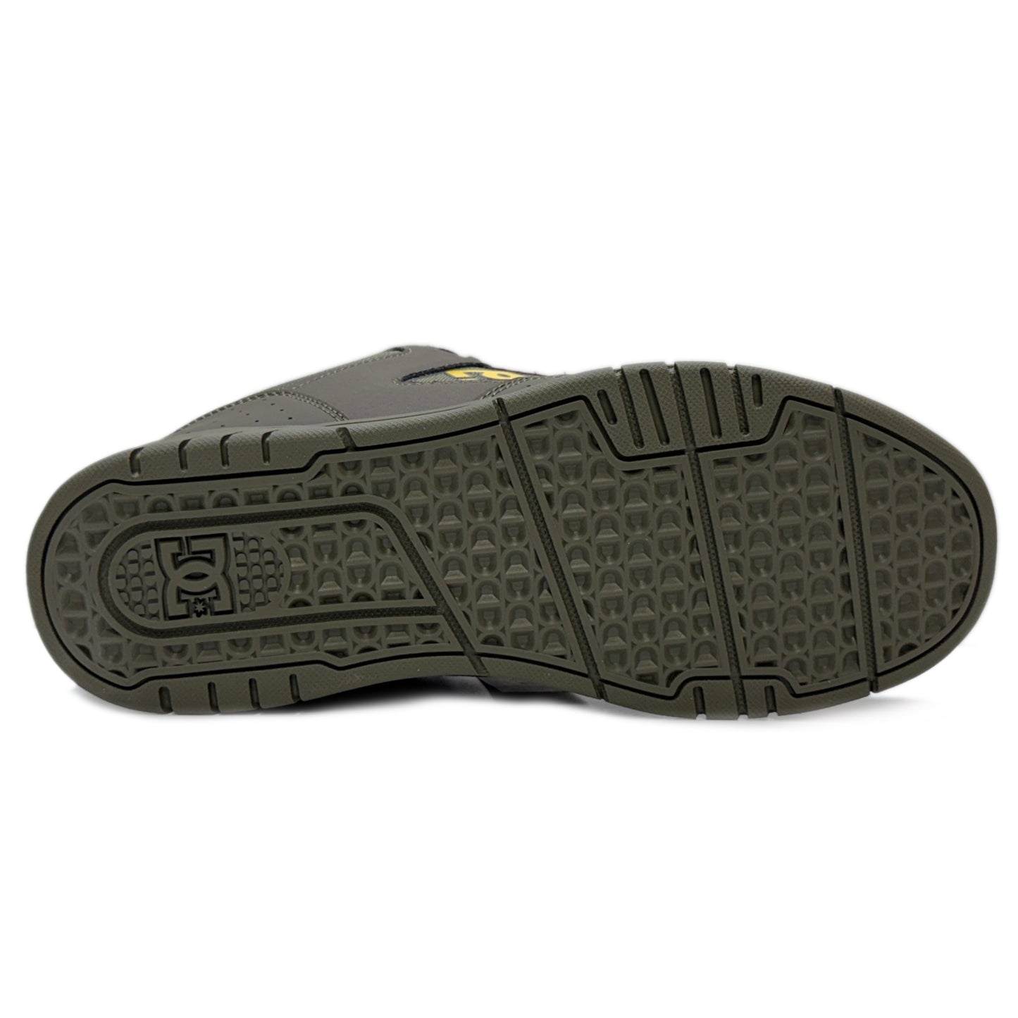 DC SHOES COILER OLIVE YELLOW TRAINERS