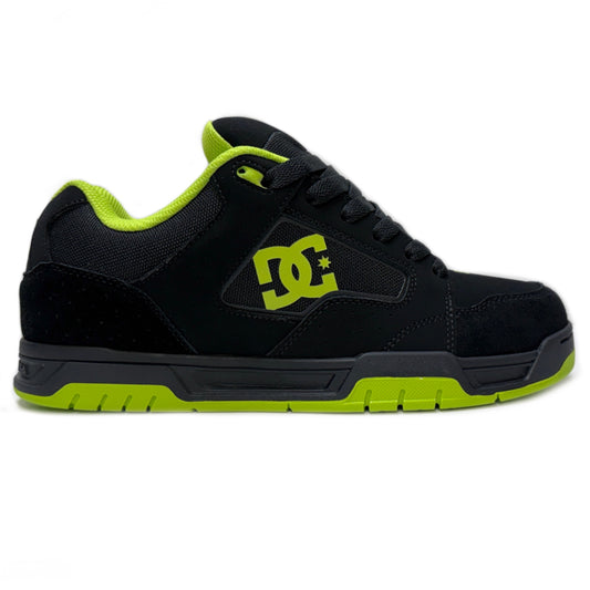 DC SHOES COILER BLACK LIME TRAINERS