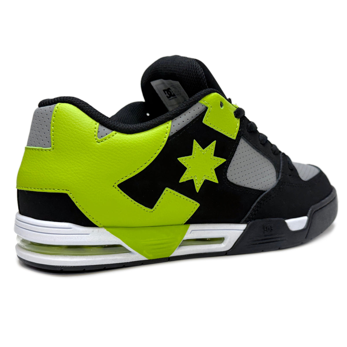 DC SHOES COMMAND BLACK GREY GREEN TRAINERS