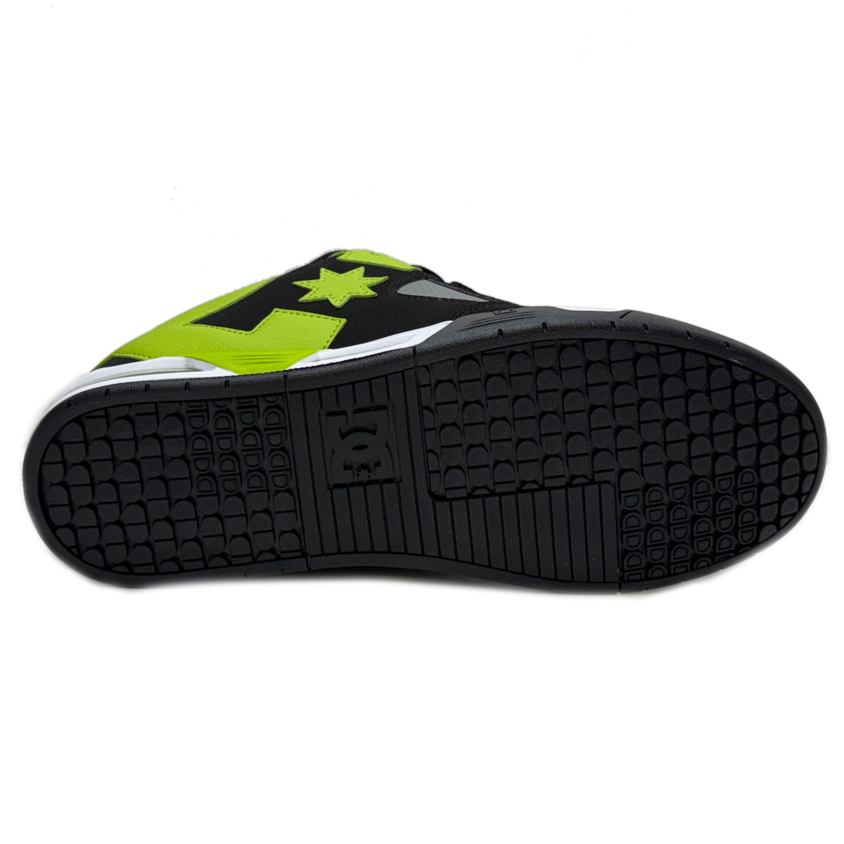 DC SHOES COMMAND BLACK GREY GREEN TRAINERS